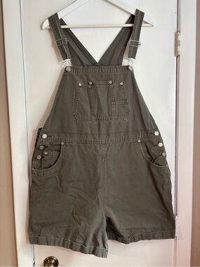 HONORS Olive Green Shorts Overalls